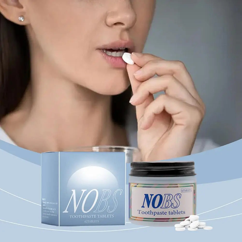 Comprimés Dentifrice à Croquer – 62 Pastilles Menthe Fraîche - BLACKBEARD OUTDOOR INDUSTRIES