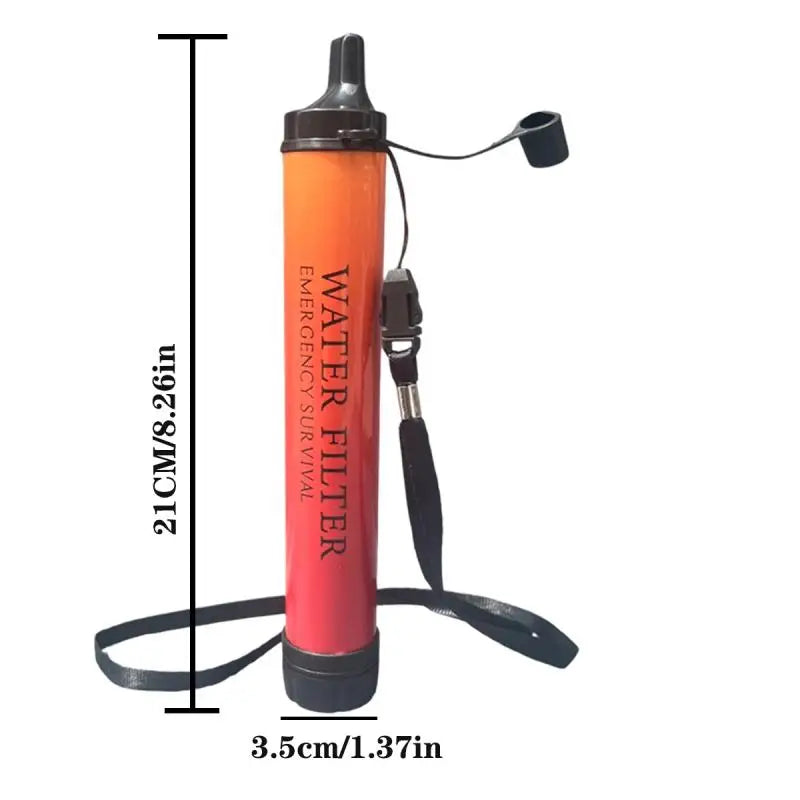 Paille filtrante portable | Randonnée et camping