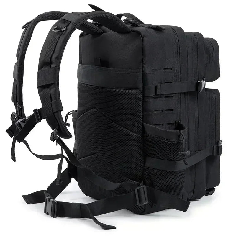 Sac à Dos Tactique Outdoor 25L/45L – Laser Cut MOLLE, Rucksack Polyvalent pour Homme et Femme - BLACKBEARD OUTDOOR INDUSTRIES