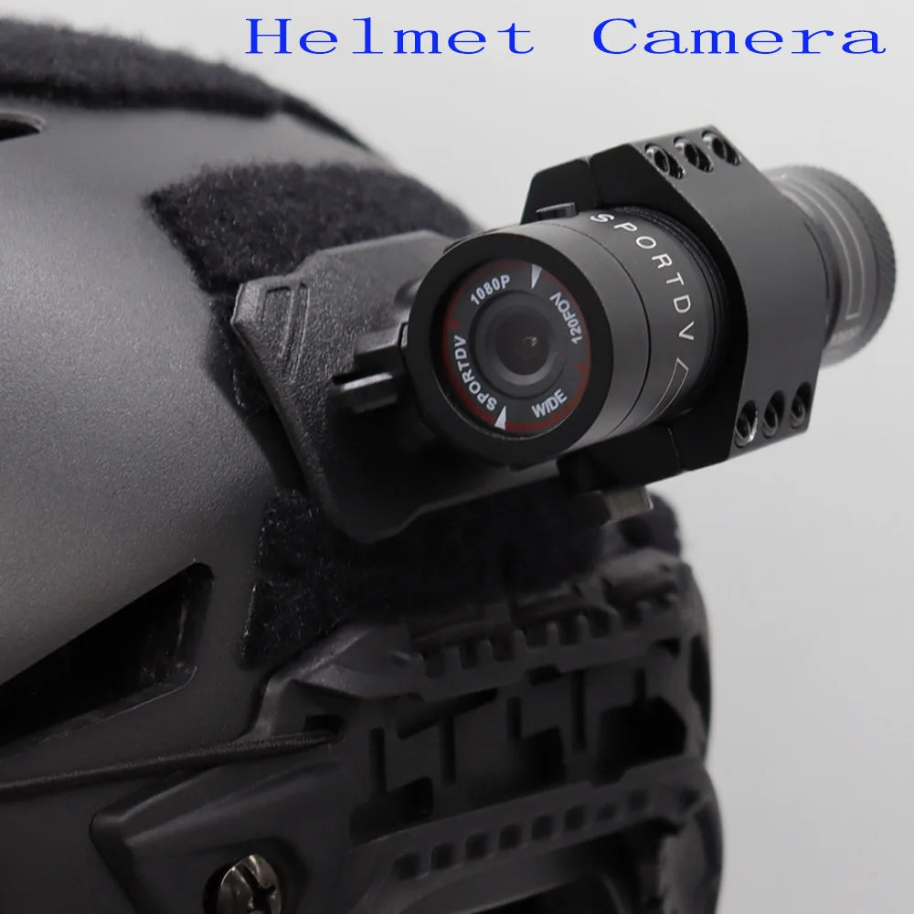 Caméra de Casque Tactique 720P/1080P – Caméra Sport avec Fonction Vidéo et Photo pour Chasse, Airsoft et Wargames BLACKBEARD OUTDOOR INDUSTRIES