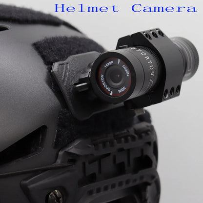 Caméra de Casque Tactique 720P/1080P – Caméra Sport avec Fonction Vidéo et Photo pour Chasse, Airsoft et Wargames BLACKBEARD OUTDOOR INDUSTRIES