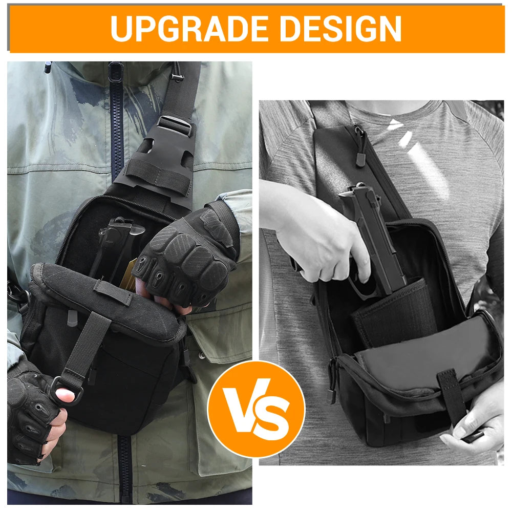 Sacoche holster pour arme de poing, police en civil