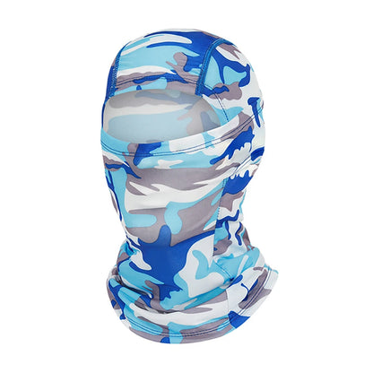 Cagoule anti-UV vélo et moto, masque visage et cou