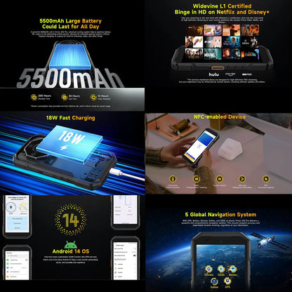 Smartphone Incassable Vision Nocturne 5G Armor X32 Pro