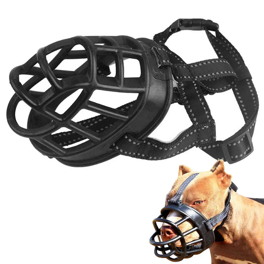 Muselière Souple Type Panier – Anti-Morsure et Anti-Mastication | Pour Labrador, Berger Allemand, Bouledogue Français Ma boutique