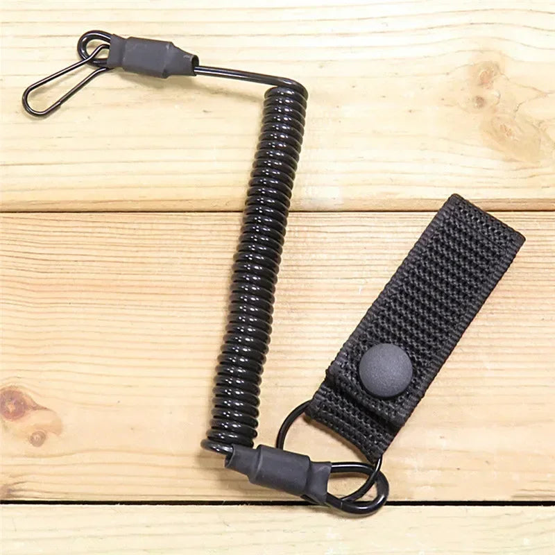 Longe Tactique Élastique Anti-Perte Nylon – Crochet Métal | Ceinture, Gilet, Lampe, Clés | 8 Coloris - BLACKBEARD OUTDOOR INDUSTRIES