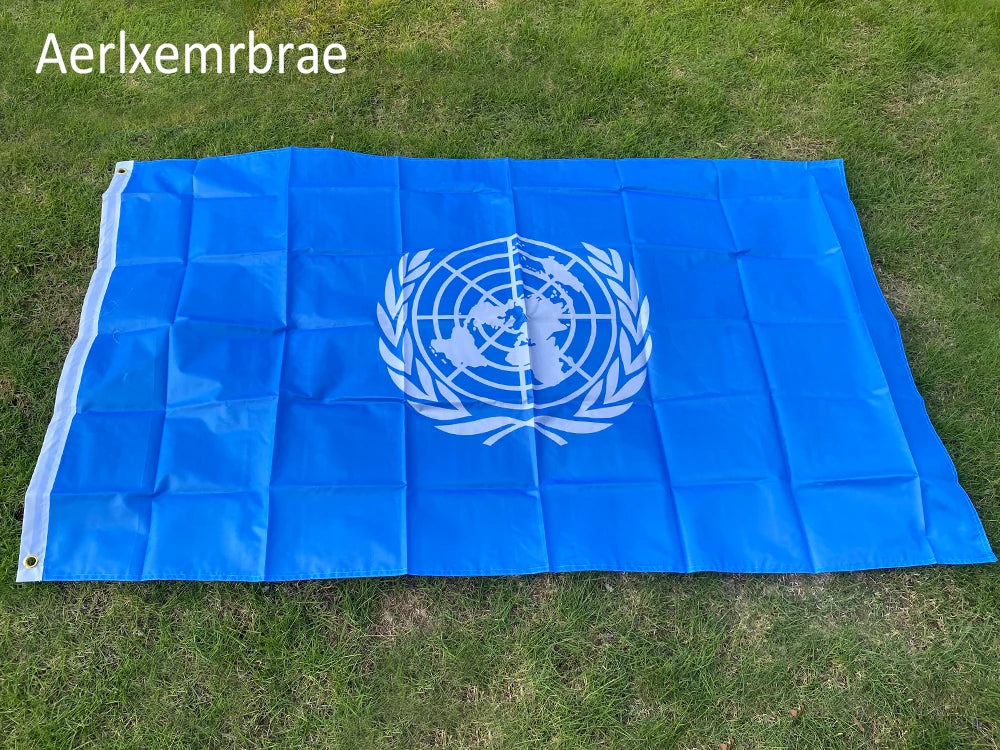 Drapeau des Nations Unies (ONU) - 90x150cm en Polyester BLACKBEARD OUTDOOR INDUSTRIES