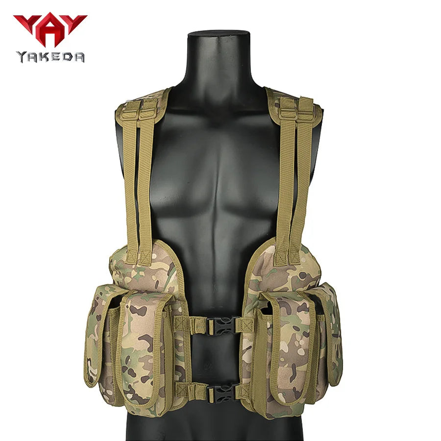 Gilet tactique léger YAKEDA camouflage pour entraînement multifonction en extérieur - BLACKBEARD OUTDOOR INDUSTRIES