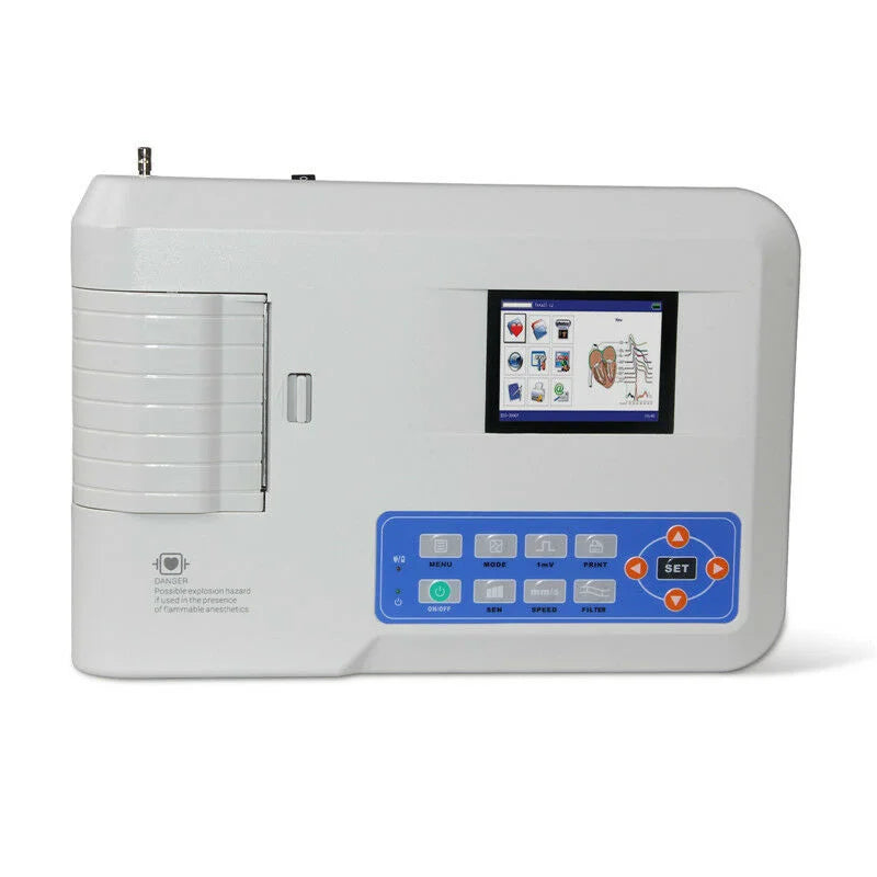 CONTEC ECG300G – Électrocardiographe Numérique 12 Dérivations avec Logiciel PC