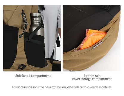 Sac à Dos de Randonnée 35L – Imperméable avec Housse de Pluie Intégrée | Mixte Homme/Femme - BLACKBEARD OUTDOOR INDUSTRIES