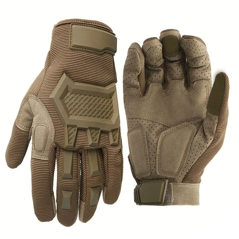 Gants Tactiques Plein Doigt Tactile – Airsoft Paintball Tir Randonnée Police