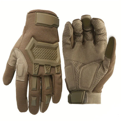 Gants Tactiques Plein Doigt Tactile – Airsoft Paintball Tir Randonnée Police