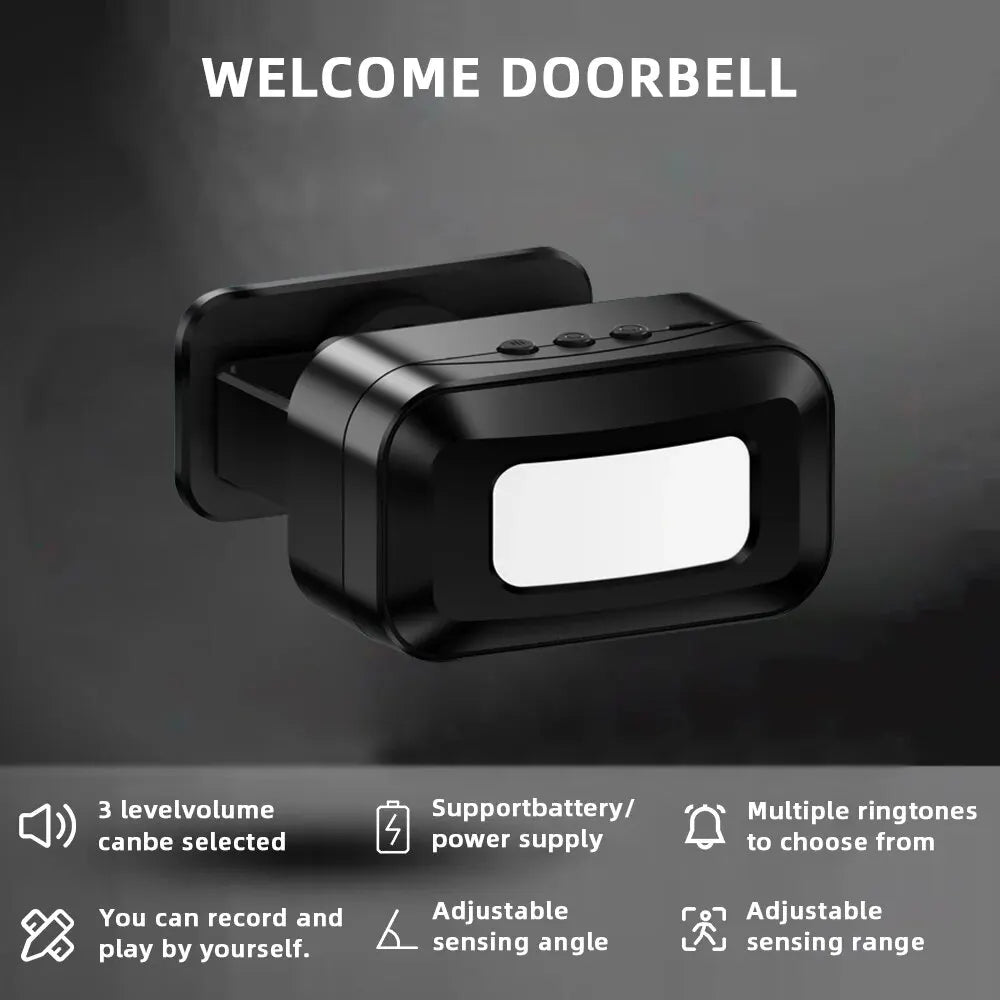 Carillon sans fil détecteur de mouvement PIR 433 MHz