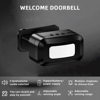 Carillon sans fil détecteur de mouvement PIR 433 MHz