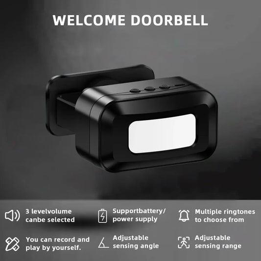 Carillon sans fil détecteur de mouvement PIR 433 MHz