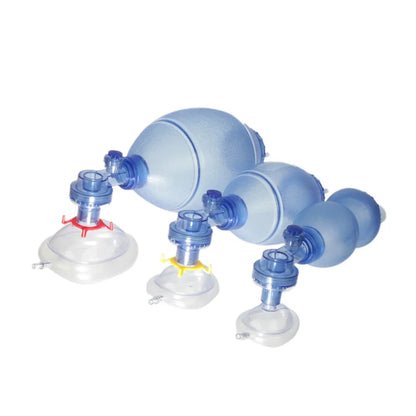 Ballon de Réanimation Manuel PVC – Ambu Bag Adulte, Enfant, Nourrisson avec Masque et Tube Oxygène