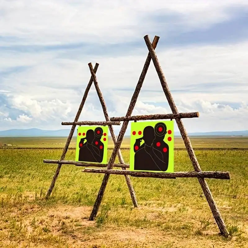 10 ou 30 CIBLES ADHÉSIVES RÉACTIVES SPLATTER – Ø 20 cm – ENTRAÎNEMENT AU TIR PRÉCIS - BLACKBEARD OUTDOOR INDUSTRIES