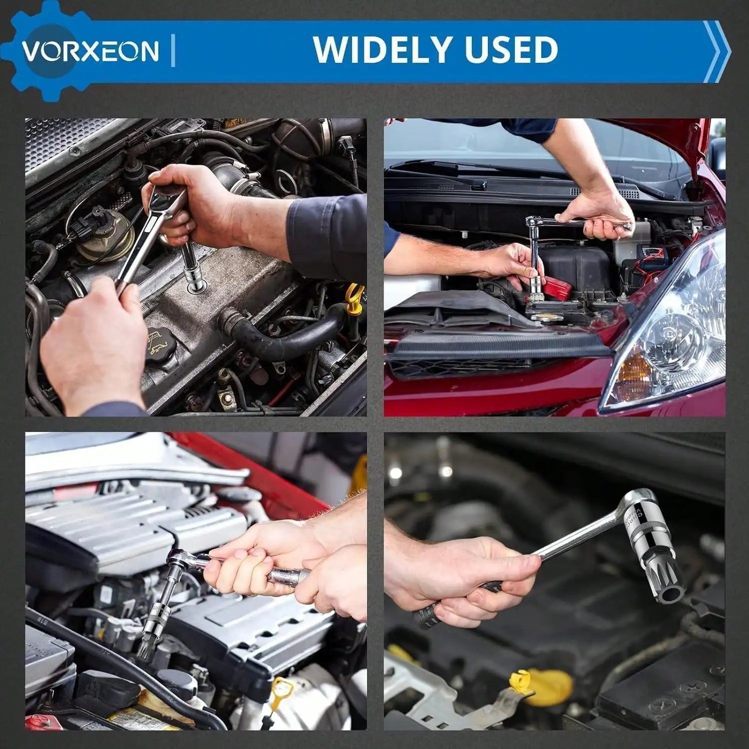 Coffret 10 Pièces XZN Triple Square Spline Bit Socket – Embouts M4 à M18 avec Boîte de Rangement Renforcée - BLACKBEARD OUTDOOR INDUSTRIES