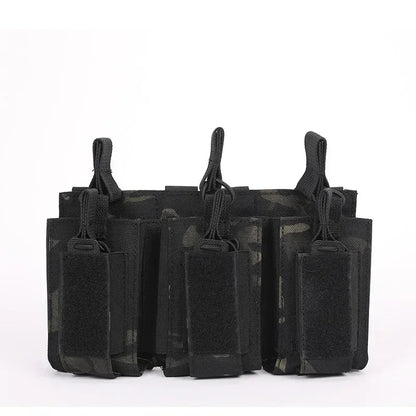 Porte chargeurs Tactical EDC Triple pour M4, M14, M16, AK, AR, Glock (Système MOLLE) BLACKBEARD OUTDOOR INDUSTRIES