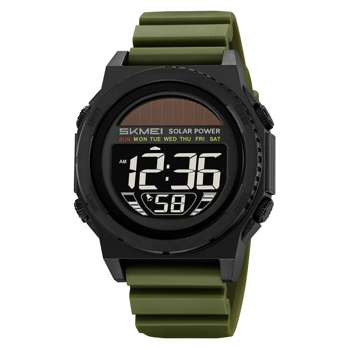 Montre Digitale SKMEI 2358 – Énergie Solaire – Étanche 5ATM – Homme & Femme - BLACKBEARD OUTDOOR INDUSTRIES
