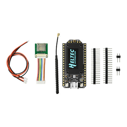 Carte Heltec WiFi LoRa 32 V4 – ESP32-S3, SX1262, OLED 0,96", LoRa, WiFi, BLE, Solaire, GPS, Meshtastic