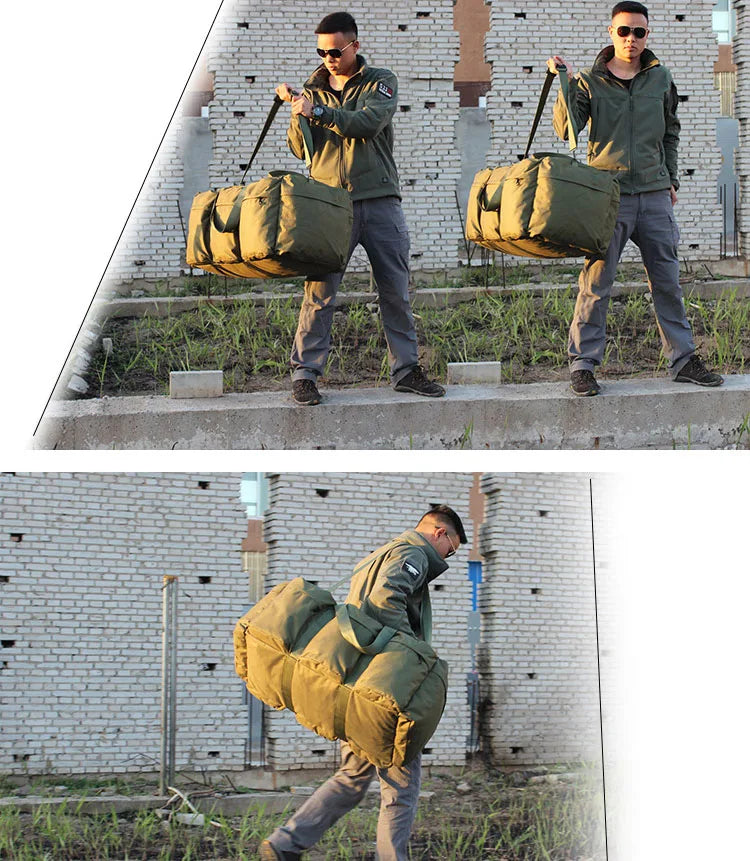 Sac à Dos Super Grand Volume 100L - Imperméable - Camping, Randonnée, Voyage - Unisexe - BLACKBEARD OUTDOOR INDUSTRIES