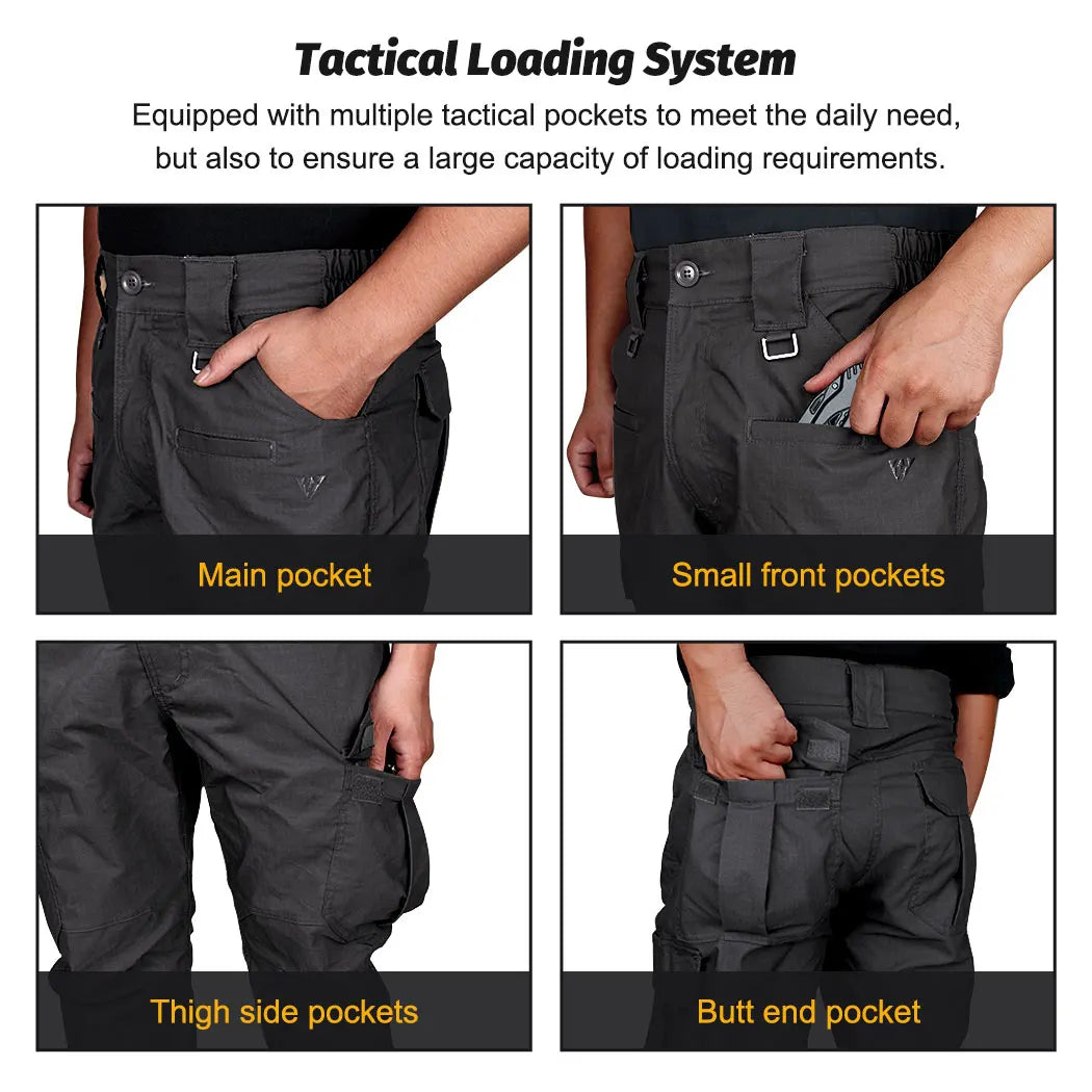 IDOGEAR BSR Flex Tactical Pants Homme — Pantalon Cargo Léger et Extensible Outdoor - BLACKBEARD OUTDOOR INDUSTRIES