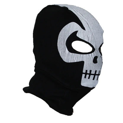 Cagoule Balaclava 100% Coton Ghost Skull – Masque Intégral Visage & Cou – Ski, Vélo, Airsoft – 26 Coloris