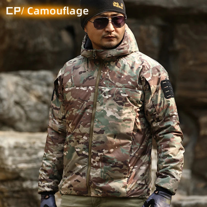 Veste Tactique d'Hiver Homme – Parka Camouflage Chaude, Coupe-Vent et Imperméable avec Capuche, Idéale pour les Activités Extérieures et les Conditions Climatiques Rigoureuses BLACKBEARD OUTDOOR INDUSTRIES