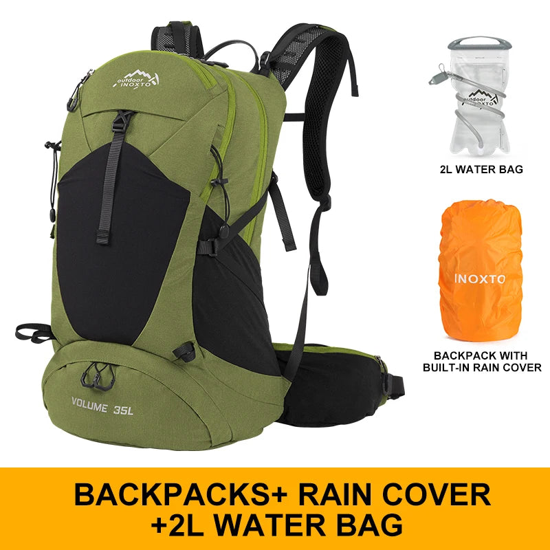 Sac à Dos de Randonnée 35L – Imperméable avec Housse de Pluie Intégrée | Mixte Homme/Femme - BLACKBEARD OUTDOOR INDUSTRIES