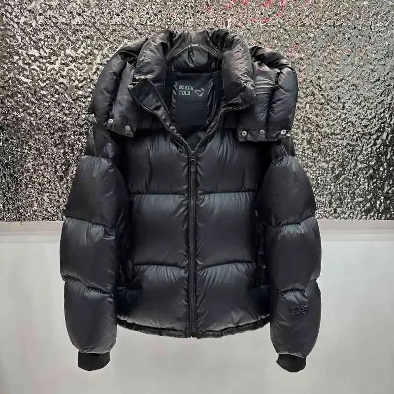 Doudoune Femme Courte Brillante — 90% Duvet Canard Blanc | Capuche, Coupe Oversize S à XXL - BLACKBEARD OUTDOOR INDUSTRIES