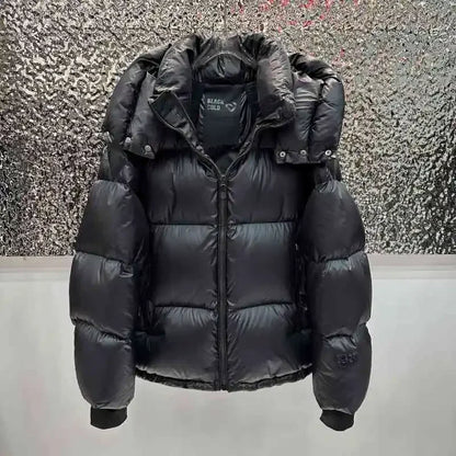Doudoune Femme Courte Brillante — 90% Duvet Canard Blanc | Capuche, Coupe Oversize S à XXL - BLACKBEARD OUTDOOR INDUSTRIES
