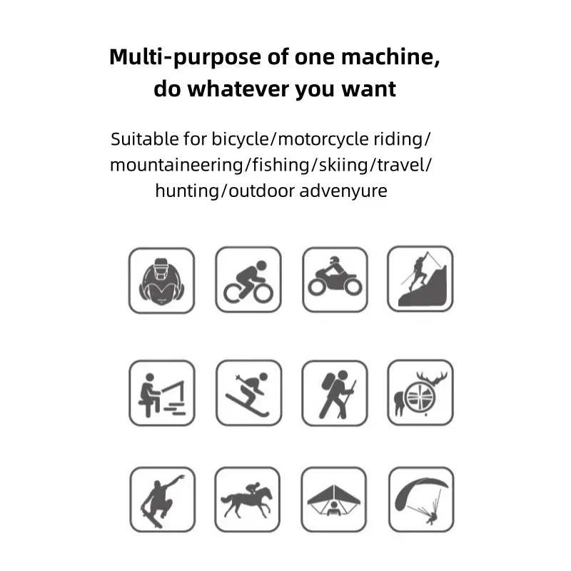 Caméra Sport 4K WiFi Luxuglow – Étanche IP66, Grand Angle 120°, Stabilisation Vidéo Ma boutique