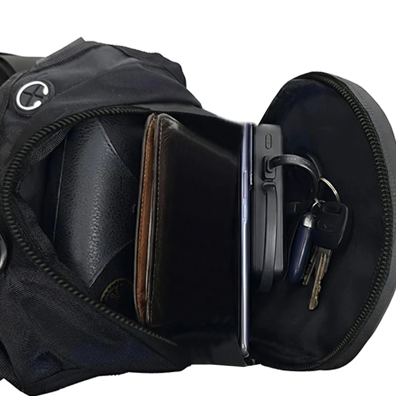 Sacoche Cuisse Moto Imperméable Drop Leg Bag – Banane Motocross – EVA Léger – Unisexe