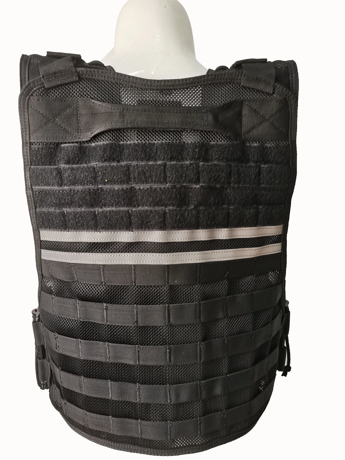 Gilet Tactique MOLLE Ajustable – Oxford Haute Densité, Bandes Réfléchissantes, Détachement Rapide | Airsoft, Sécurité