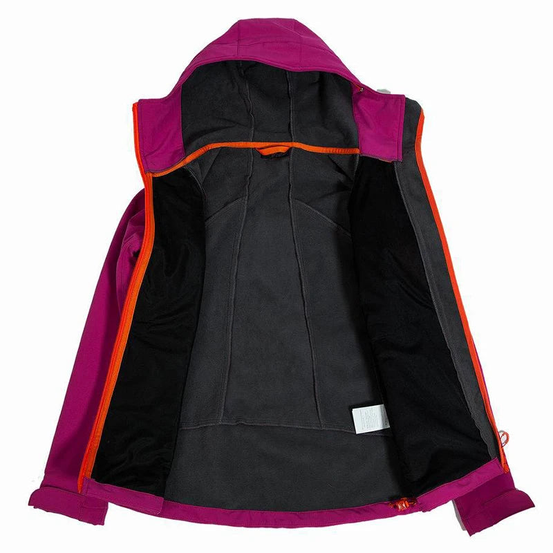 Veste Softshell Femme Capuche Polaire – Légère, Imperméable & Coupe-Vent - BLACKBEARD OUTDOOR INDUSTRIES
