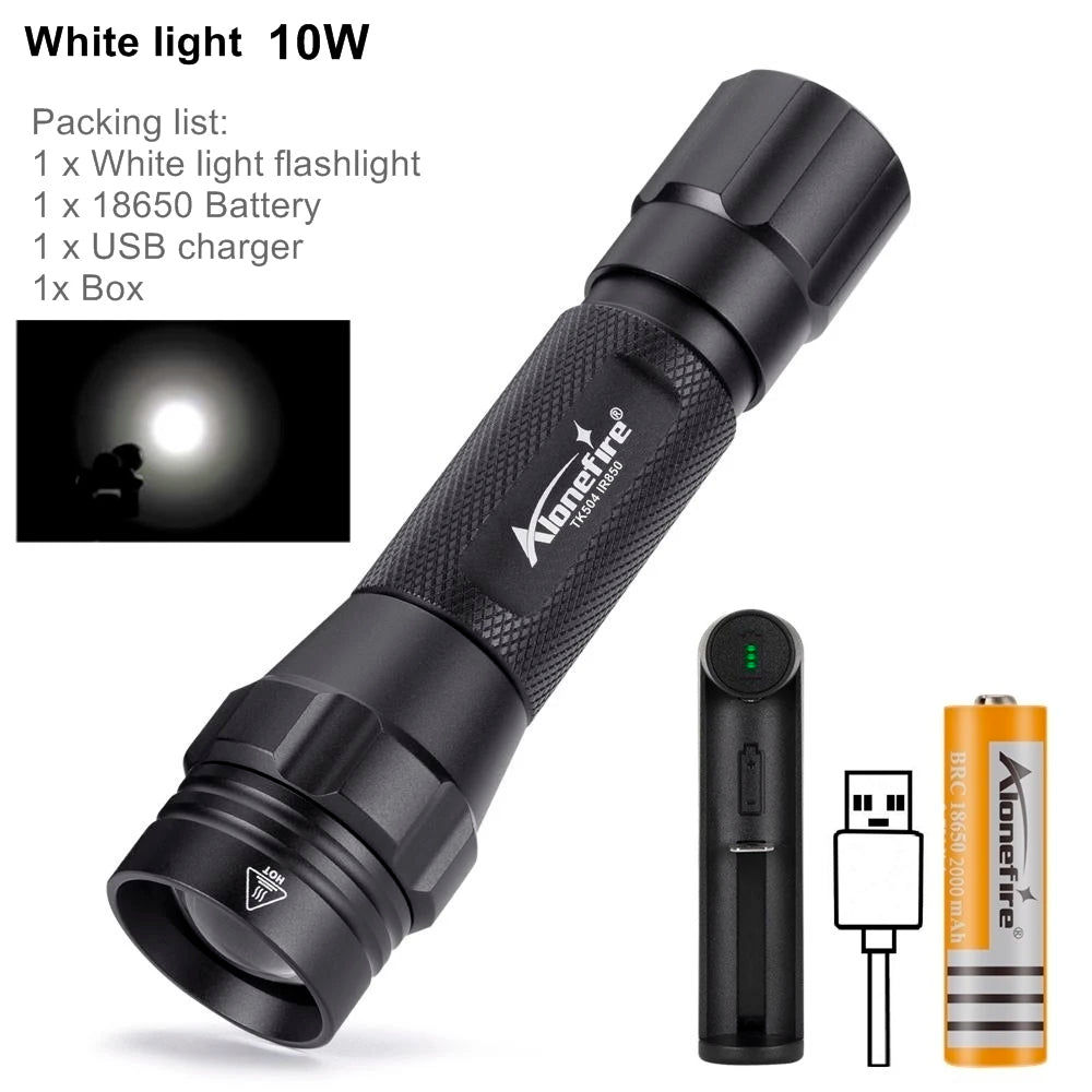 alonefire IR 850nm&940nm  IR Flashlight Ma boutique
