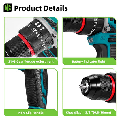 perceuse sans fil NEWBENY 21+3 BLACKBEARD OUTDOOR INDUSTRIES