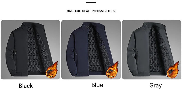 Veste Homme Hiver Grande Taille – BROWON 2025 - BLACKBEARD OUTDOOR INDUSTRIES