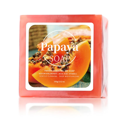 Savon à l’extrait de papaye 100 g pour la toilette