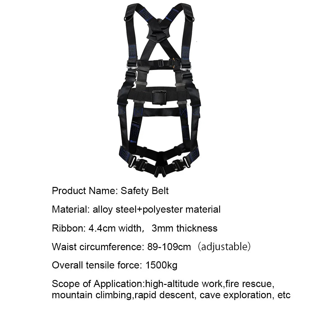 Harnais de Sécurité 5 Points — Travaux en Hauteur & Escalade - BLACKBEARD OUTDOOR INDUSTRIES