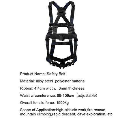 Harnais de Sécurité 5 Points — Travaux en Hauteur & Escalade - BLACKBEARD OUTDOOR INDUSTRIES