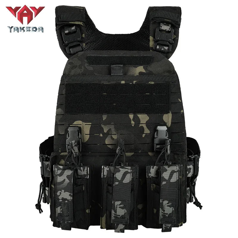 Gilet tactique MOLLE à dégagement rapide en nylon