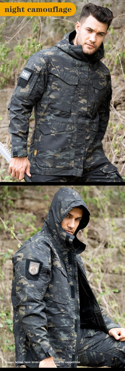 Veste Tactique Homme M65 | HAN WILD – Imperméable, Coupe-Vent, Multifonction - BLACKBEARD OUTDOOR INDUSTRIES