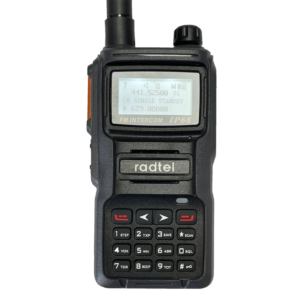 Talkie-Walkie Radtel IP68 – Radio Amateur Full Band 136-629 MHz, 199 Canaux, NOAA, Waterproof - BLACKBEARD OUTDOOR INDUSTRIES