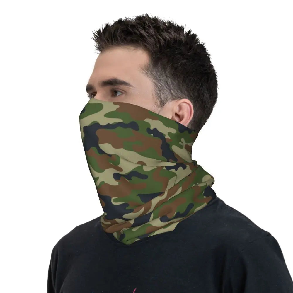 Tiger Stripe Camo – Bandeau Tour de Cou Hiver Multifonction pour Hommes et Femmes | Parfait pour Randonnée, Cyclisme, Sports Outdoor et Usage Quotidien - BLACKBEARD OUTDOOR INDUSTRIES