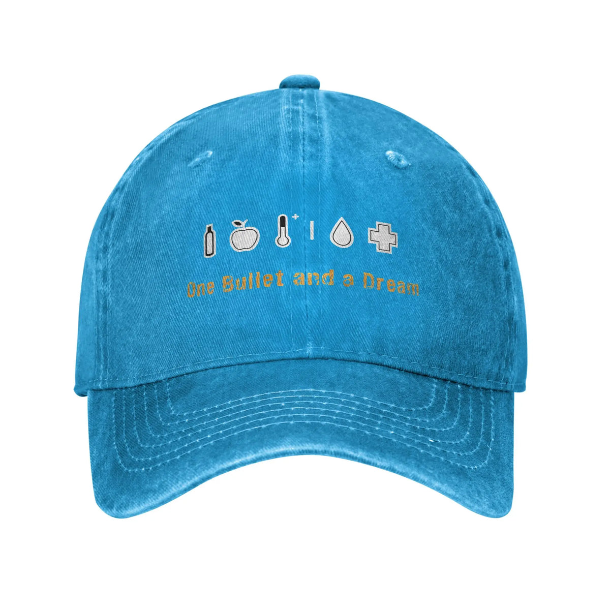 Casquette Baseball DayZ « One Bullet and a Dream » – Snapback Coton Unisexe | Protection Solaire Outdoor | Cadeau Gamer
