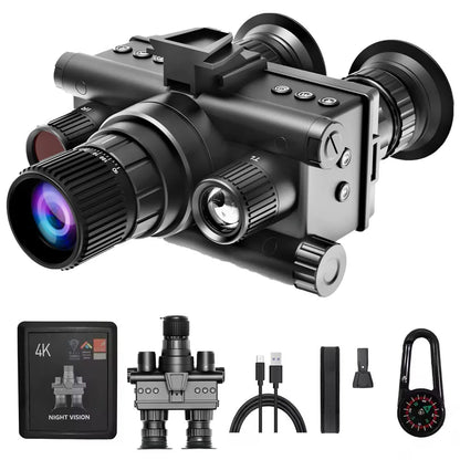 Lunette de Vision Infrarouge 4K 600M Rechargeable HD