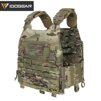 Gilet tactique porte plaques IDOGEAR LSR laser cut MOLLE - BLACKBEARD OUTDOOR INDUSTRIES