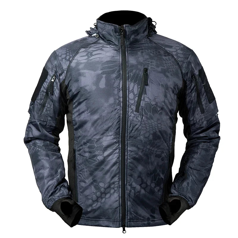 Veste tactique camouflage G2 – Hardshell chaude softshell homme